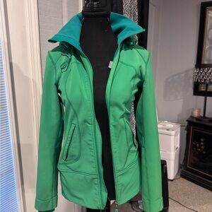 Lululemon Athletica Vibrant Green Utility Jacket